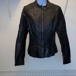 Faux leather jacket